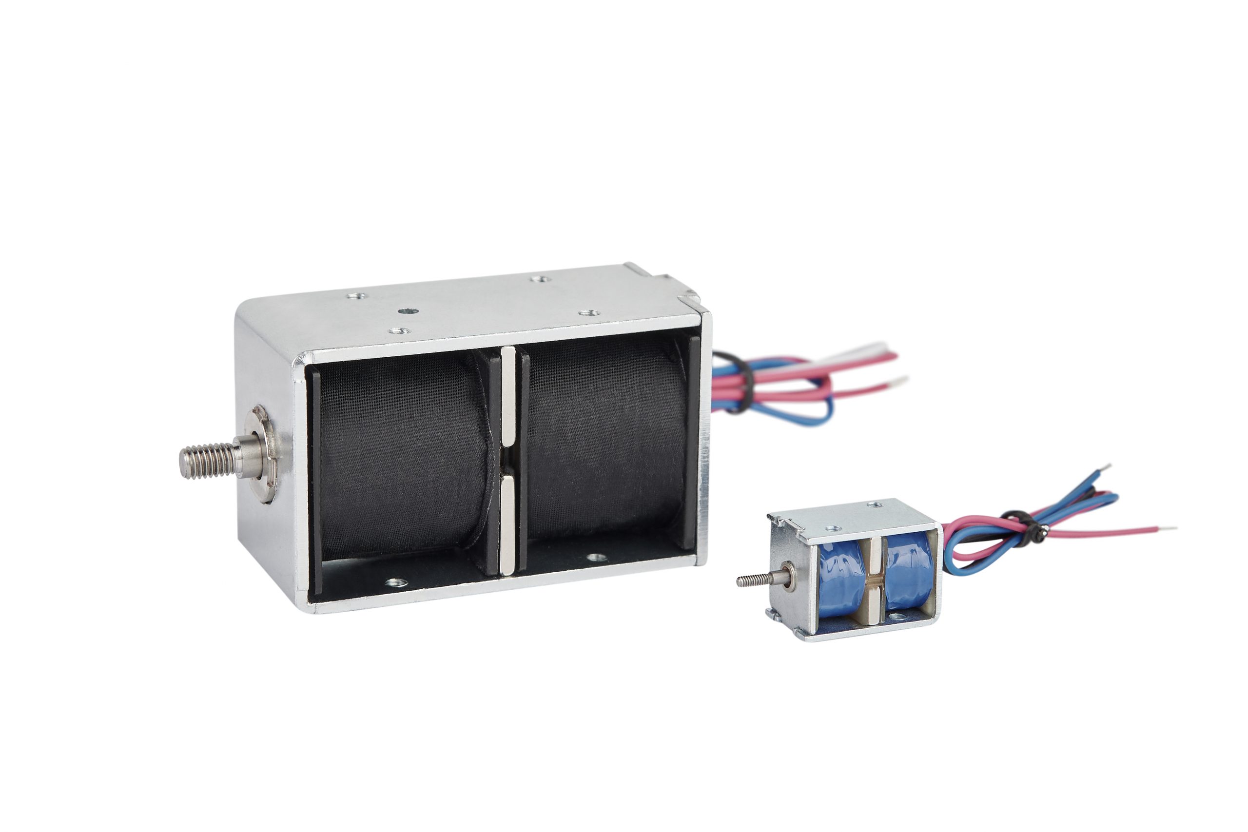 Double coil solenoids